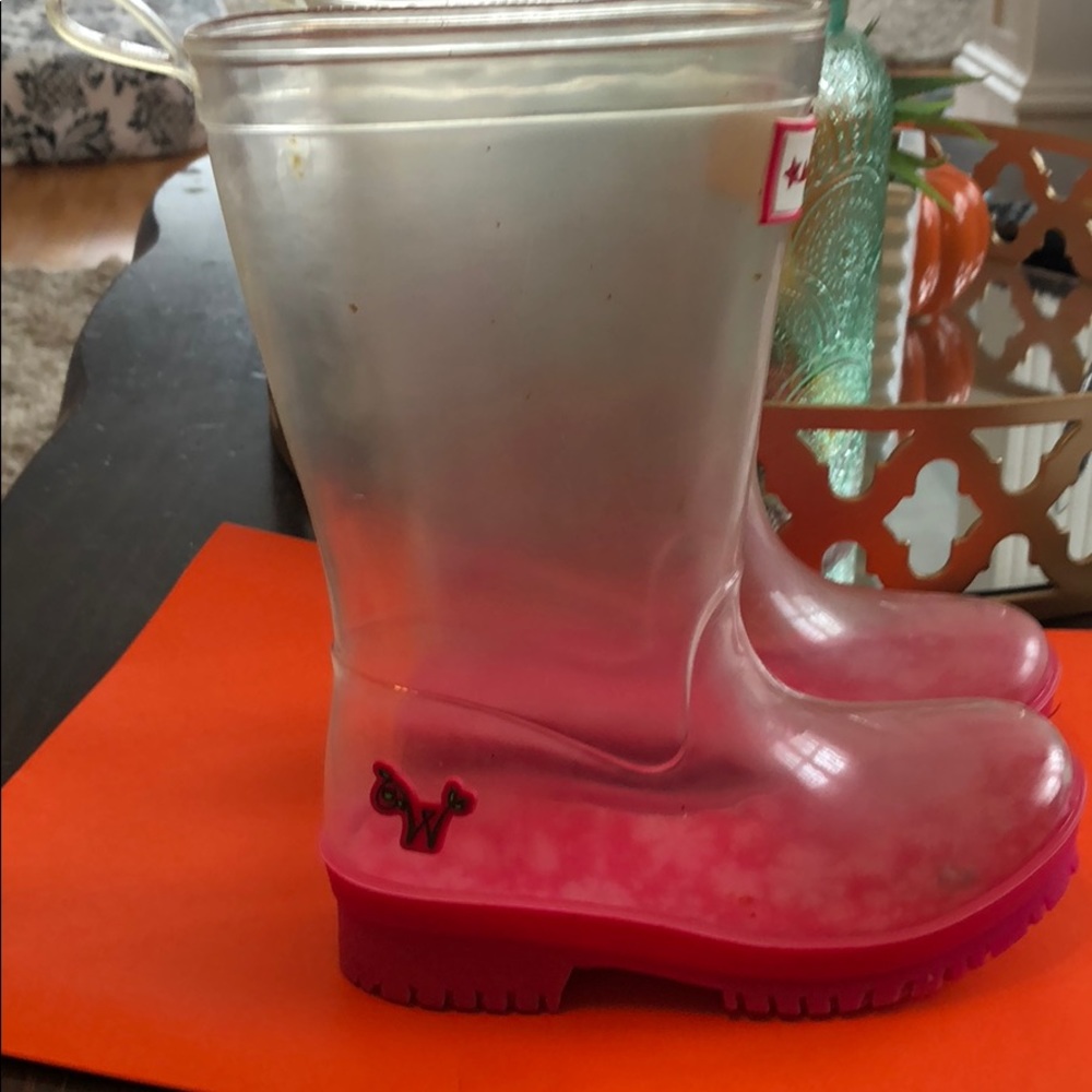 Toddler girls 8/9 American Girl Wellie rain boots